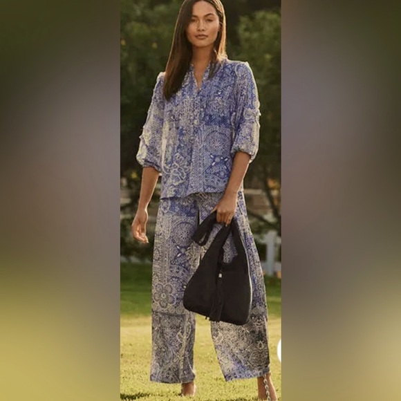 Johnny Was “Zeeland Silk Blouse”. New with tags. - Picture 1 of 11